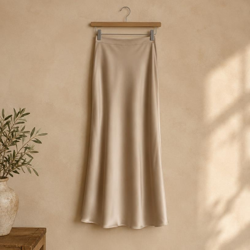 Silk Slip Skirt